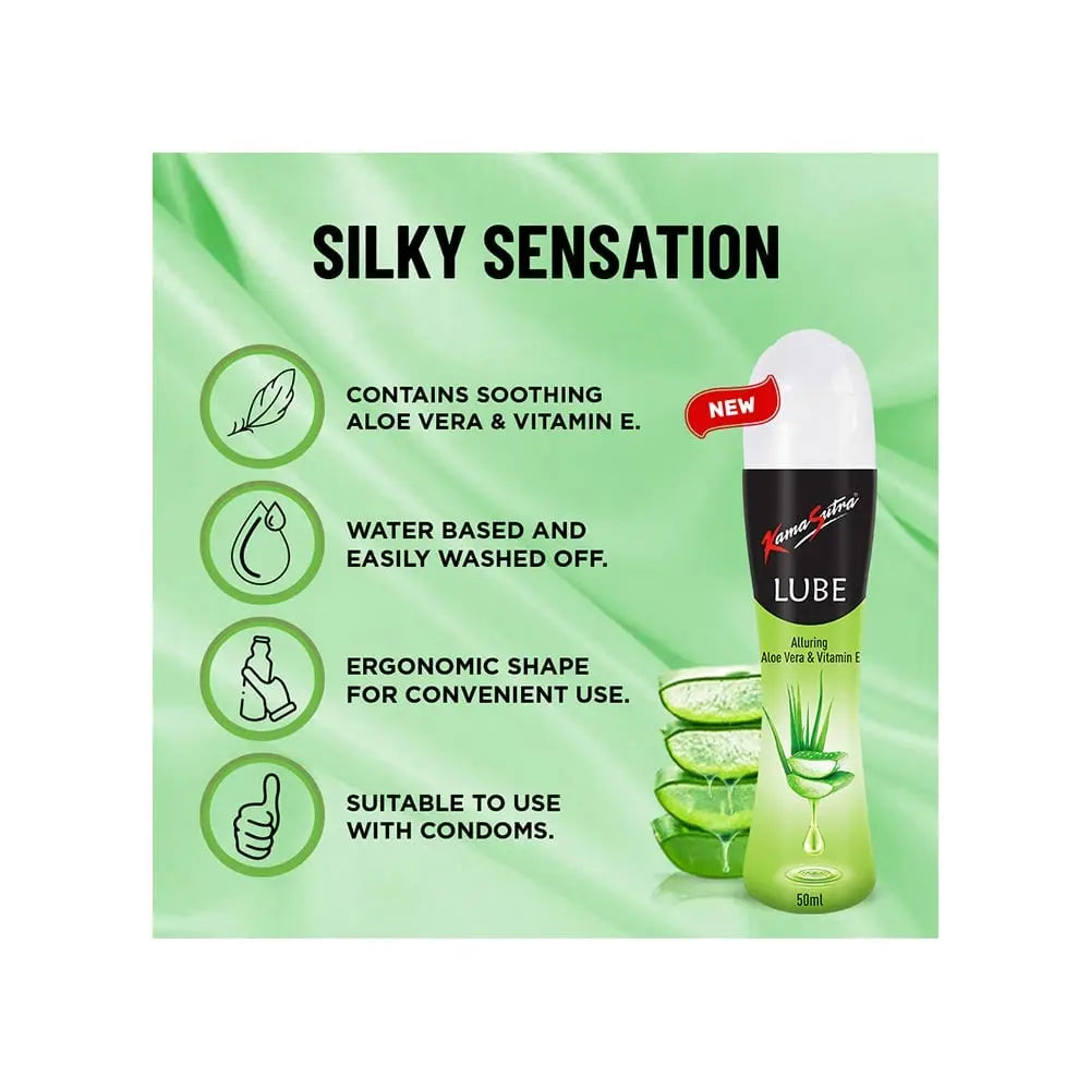 KAMA SUTRA LUBE ALOE VERA & VITAMIN E 50ML