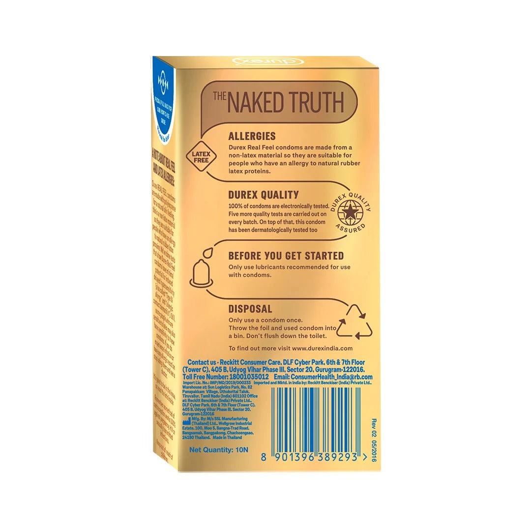 Durex Real Feel Condoms(Pack of 10)