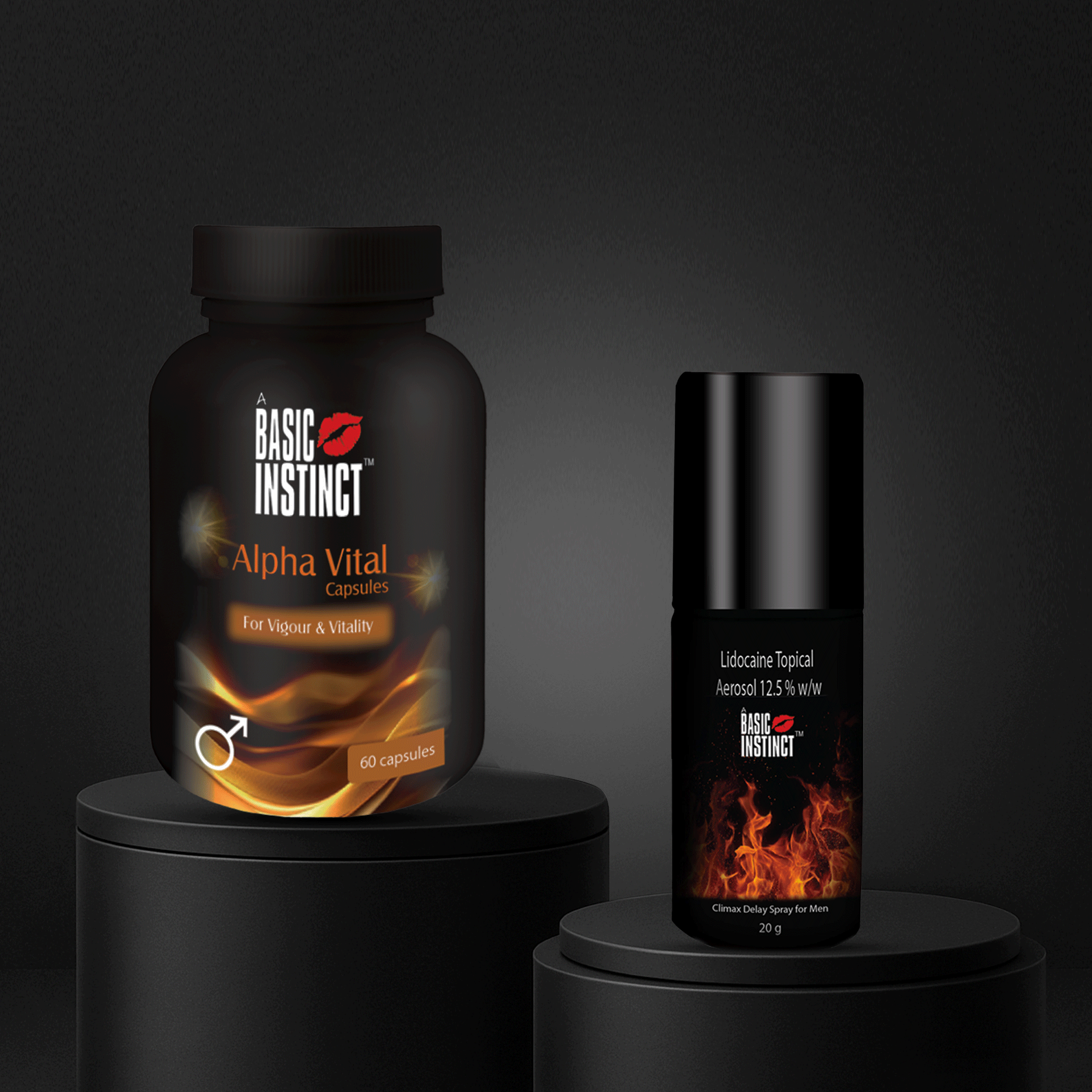 Alpha Vital Capsule + Climax Delay Spray