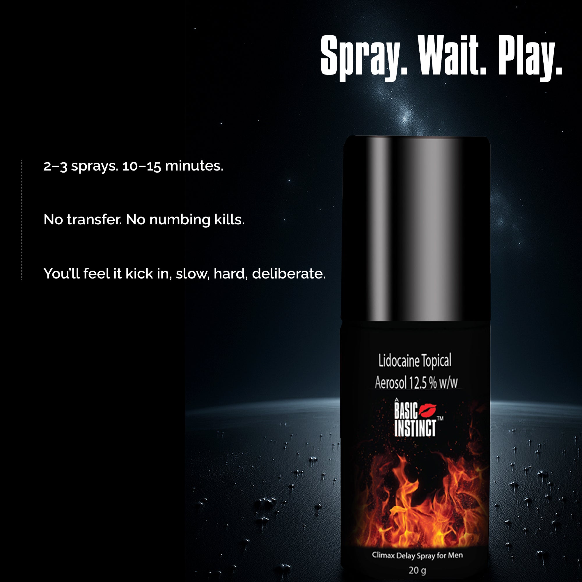 A Basic Instinct Climax Delay Spray for Men