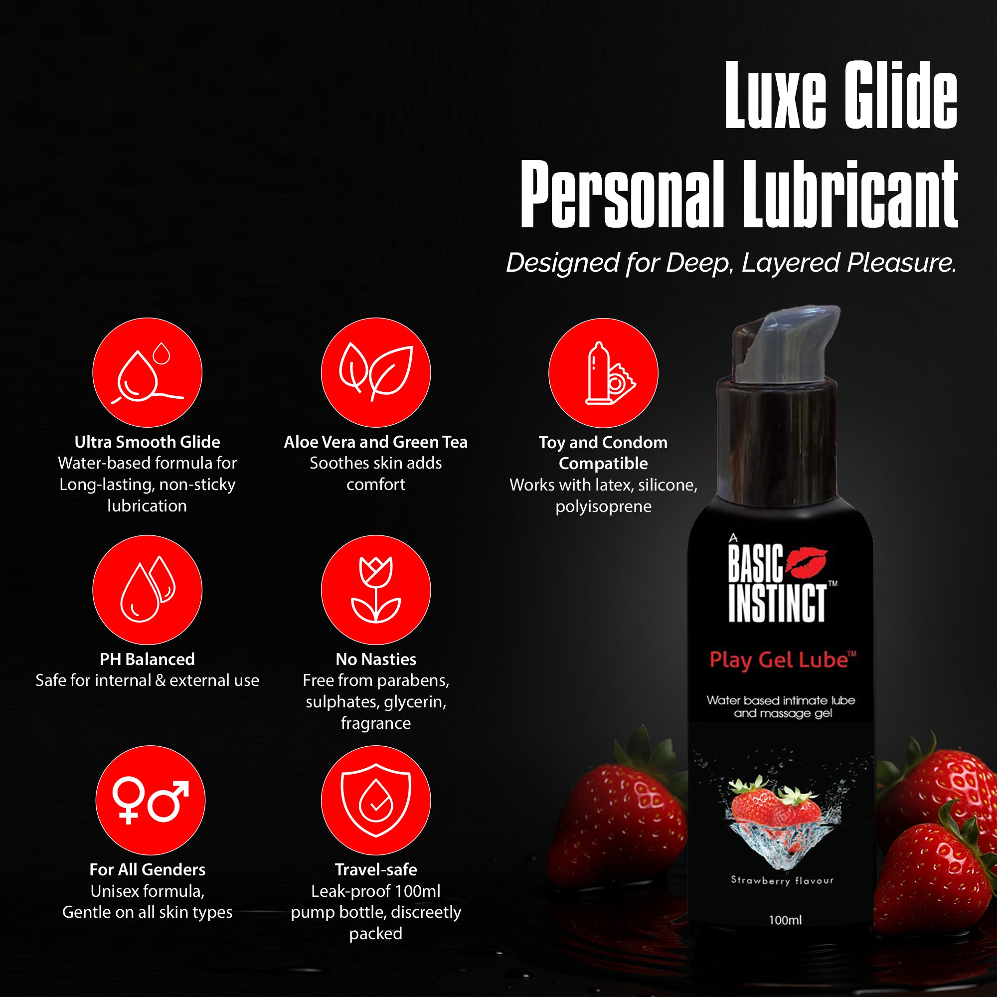 A Basic Instinct Play Gel Lube