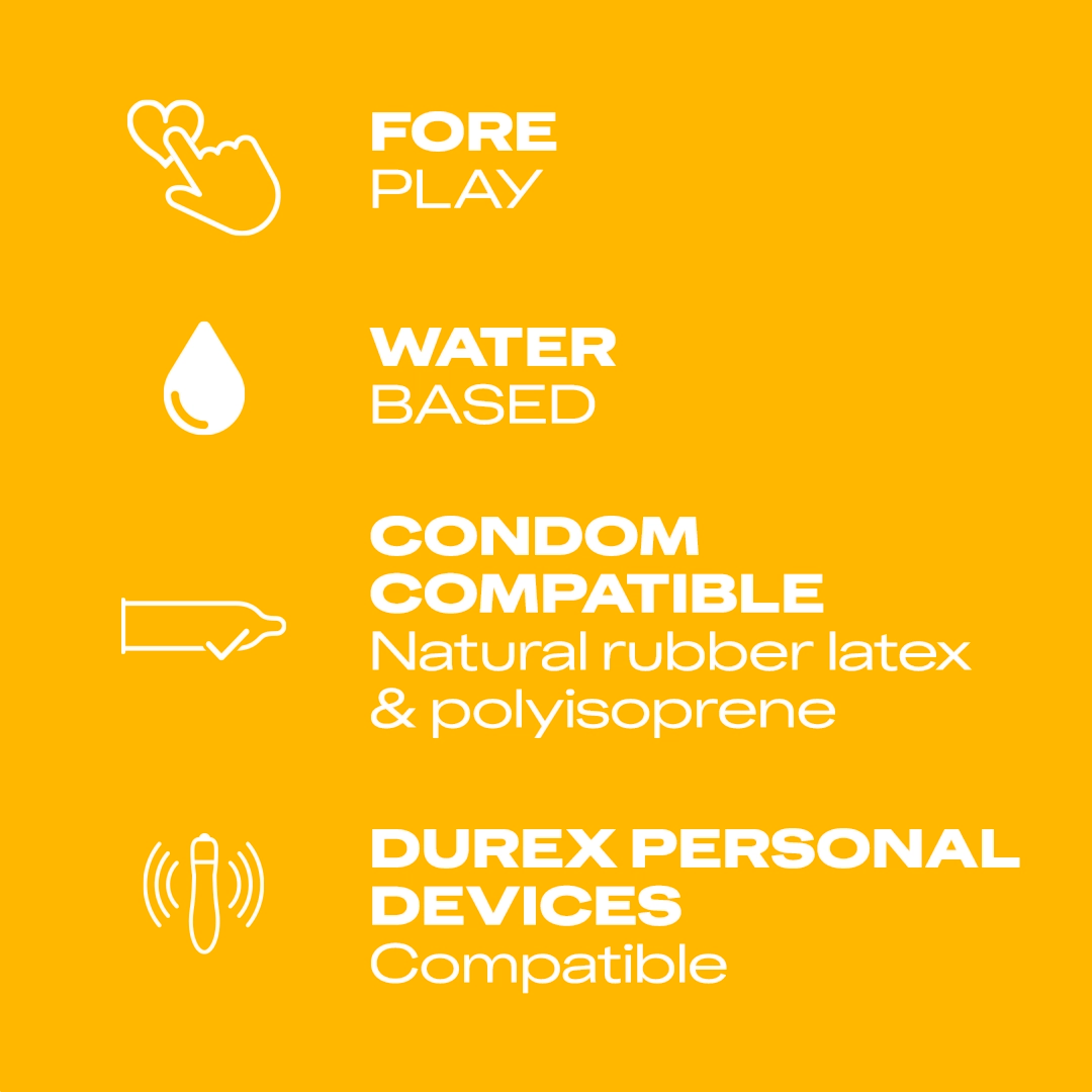 Durex Ylang Ylang Massage 2-in-1 Intimate Lubricant | Sensual Water-Based Lube Gel For Men &amp; Women