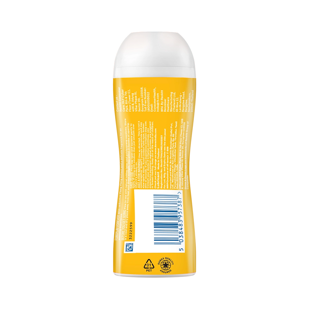 Durex Ylang Ylang Massage 2-in-1 Intimate Lubricant | Sensual Water-Based Lube Gel For Men &amp; Women