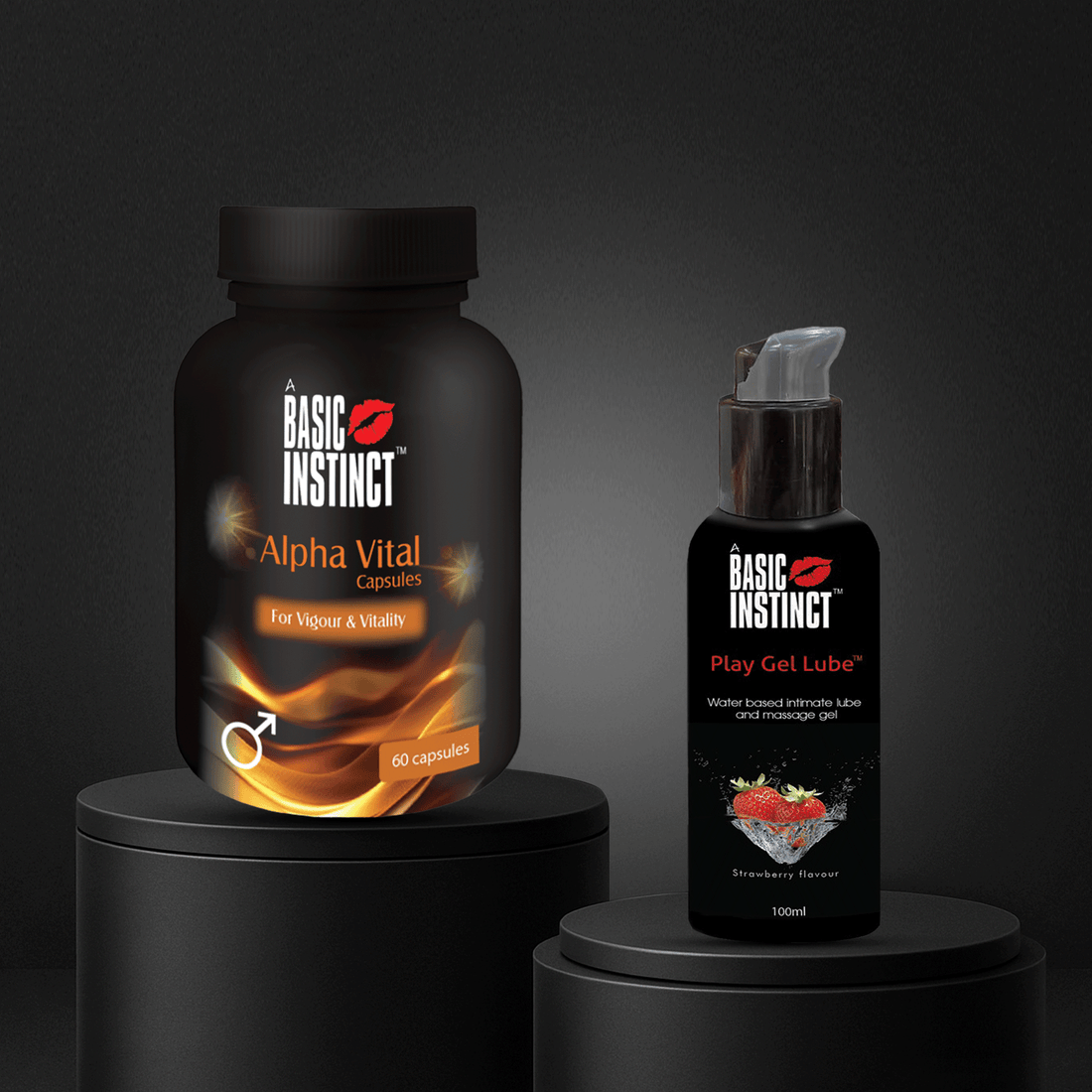 Alpha Vital Capsule + Play Gel Lube