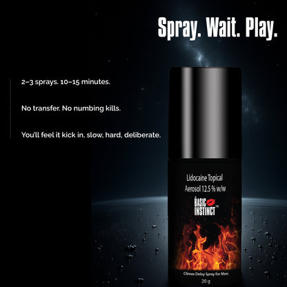 A Basic Instinct Climax Delay Spray for Men