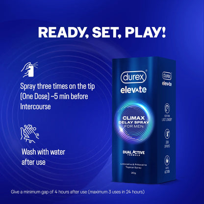 Durex Elevate Climax Delay Spray