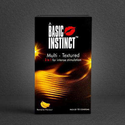 Multi Textured Condoms Banana Pack of 10